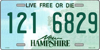 NH license plate 1216829