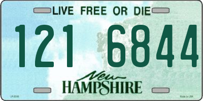 NH license plate 1216844