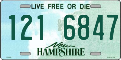 NH license plate 1216847