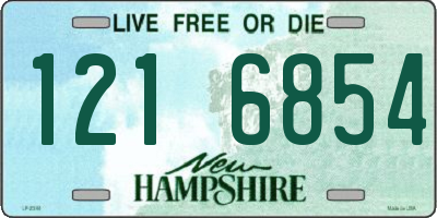 NH license plate 1216854
