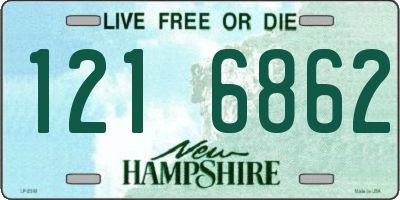 NH license plate 1216862
