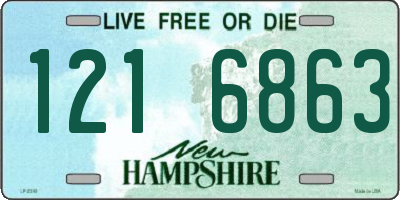 NH license plate 1216863