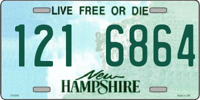 NH license plate 1216864