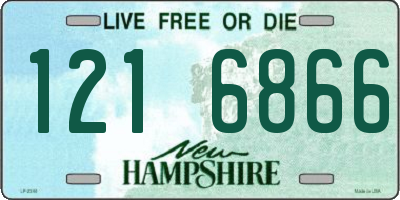 NH license plate 1216866