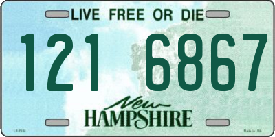 NH license plate 1216867