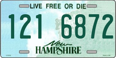 NH license plate 1216872