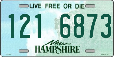 NH license plate 1216873