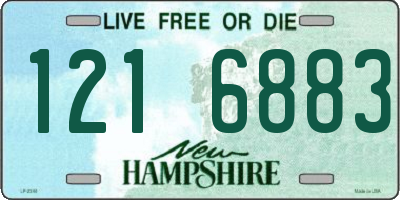 NH license plate 1216883