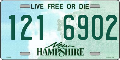 NH license plate 1216902