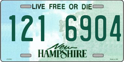 NH license plate 1216904