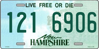 NH license plate 1216906