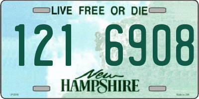 NH license plate 1216908