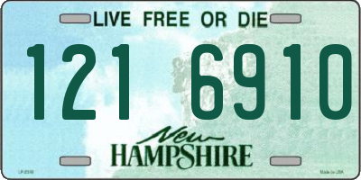 NH license plate 1216910