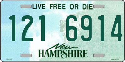 NH license plate 1216914