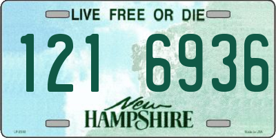 NH license plate 1216936