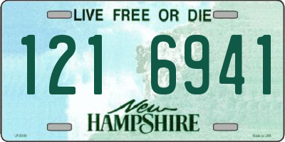NH license plate 1216941