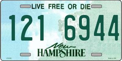 NH license plate 1216944