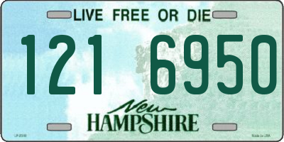 NH license plate 1216950