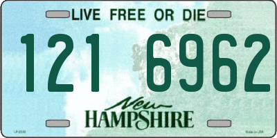 NH license plate 1216962