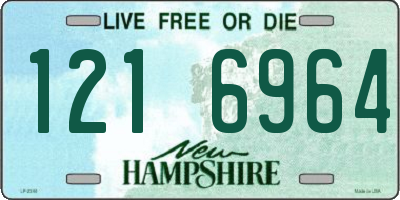 NH license plate 1216964
