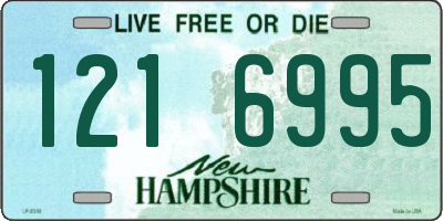 NH license plate 1216995