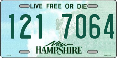 NH license plate 1217064