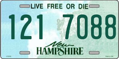 NH license plate 1217088