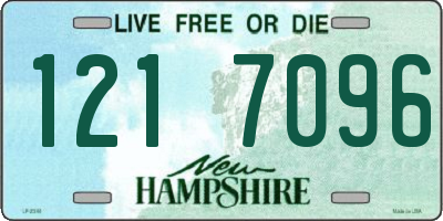 NH license plate 1217096