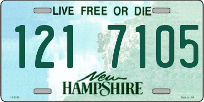 NH license plate 1217105