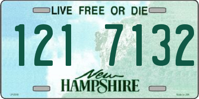 NH license plate 1217132