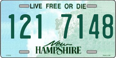 NH license plate 1217148