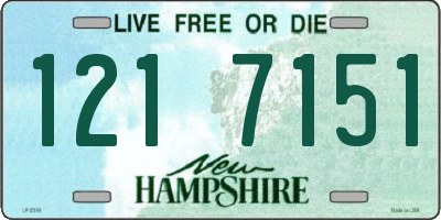 NH license plate 1217151