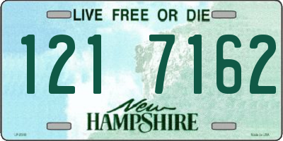 NH license plate 1217162