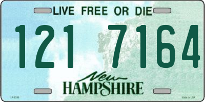 NH license plate 1217164