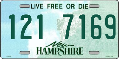 NH license plate 1217169