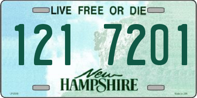 NH license plate 1217201