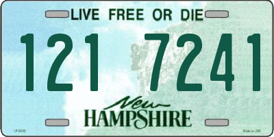 NH license plate 1217241