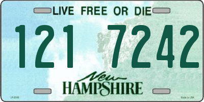 NH license plate 1217242