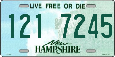 NH license plate 1217245