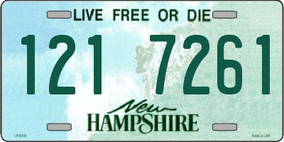 NH license plate 1217261