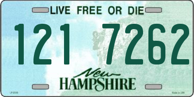 NH license plate 1217262
