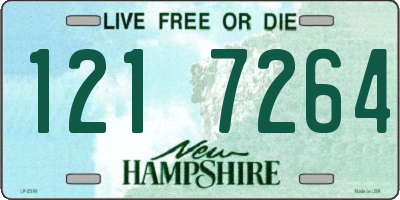NH license plate 1217264