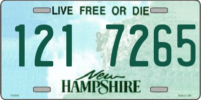 NH license plate 1217265