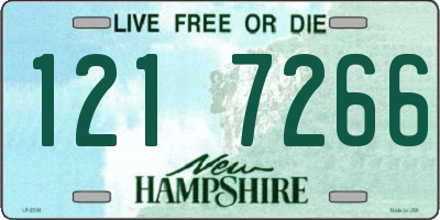 NH license plate 1217266