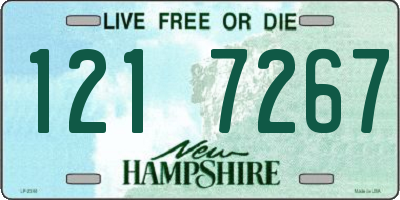 NH license plate 1217267