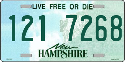 NH license plate 1217268