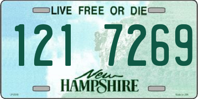 NH license plate 1217269