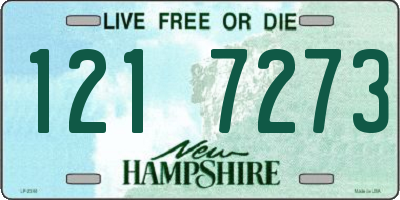NH license plate 1217273