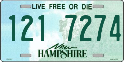 NH license plate 1217274