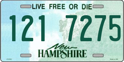 NH license plate 1217275